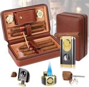 Moniup Leather Cigar Humidor